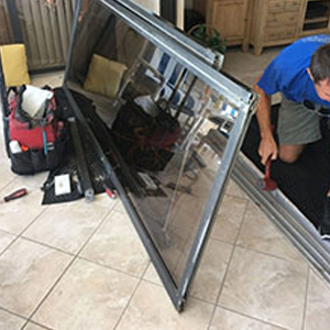 sliding glass door frame repair Arcadia
